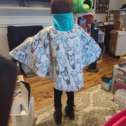 Fleece Poncho 