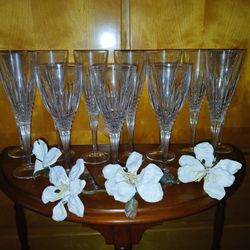 9 Vintage Cristal D'Arques-Durand Champagne Glasses 🥂 