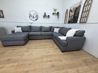 Gray Sectional Couch - Free Delivery