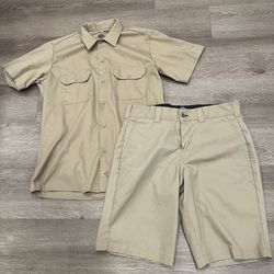 Dickies Set Men’s Medium and Sz 30 Shorts
