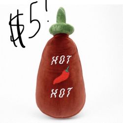 PM&J Teen Home 20”Weighted Hot Sauce Stuffed Plush