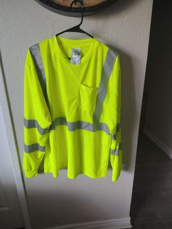 Hi-Vis Safety Long Sleeve Shirt