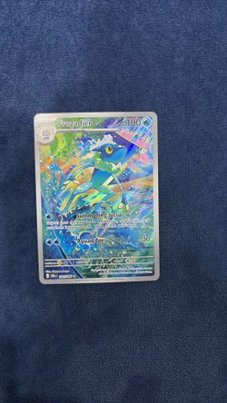 Frogadaier illustration, rare Pokémon card