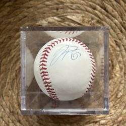 Joc Pederson Hanley Ramirez Autographed Baseball