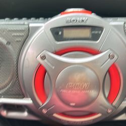 Sony CD Cassette Radio Boombox CFD-G35 Power Drive Woofer
