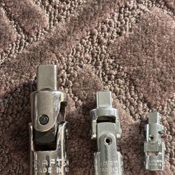 Craftsman -1/2”,3/8”,1/4” Drive Universal Joint Adapters