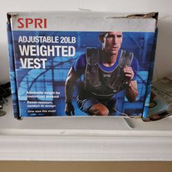 Adjustable 20LBS Weighted Vest In Box