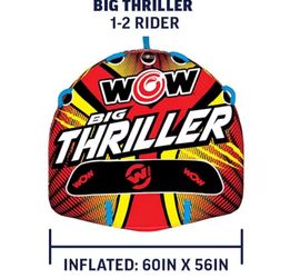 Wow towable tube 1-2 person