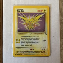 Zapados Holo Pokémon Card 15/62 