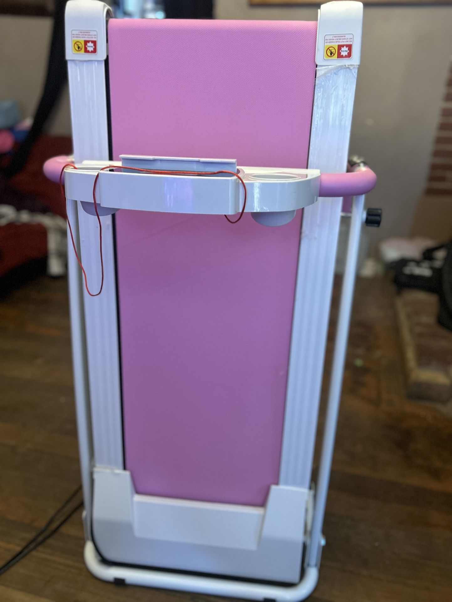 Gymax Pink Treadmill