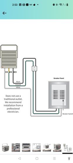 Comfort Zone 5000 Watt Fan-Forced 240V Ceiling Mount Hard-wired Heater  CZ220