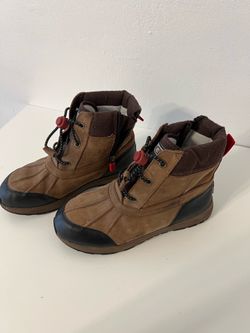 UGG Kids' Turlock Leather Weather boots