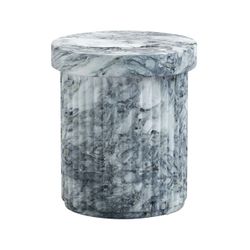 Concrete Marble Side Table 