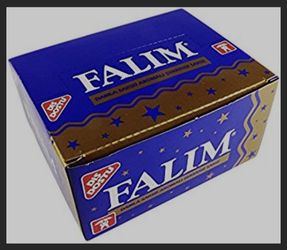 Falim 100 Pieces Mastic Flavoured Sugar Free Chewing Gum-Damla Sakizli- Jawline Chewing Gum