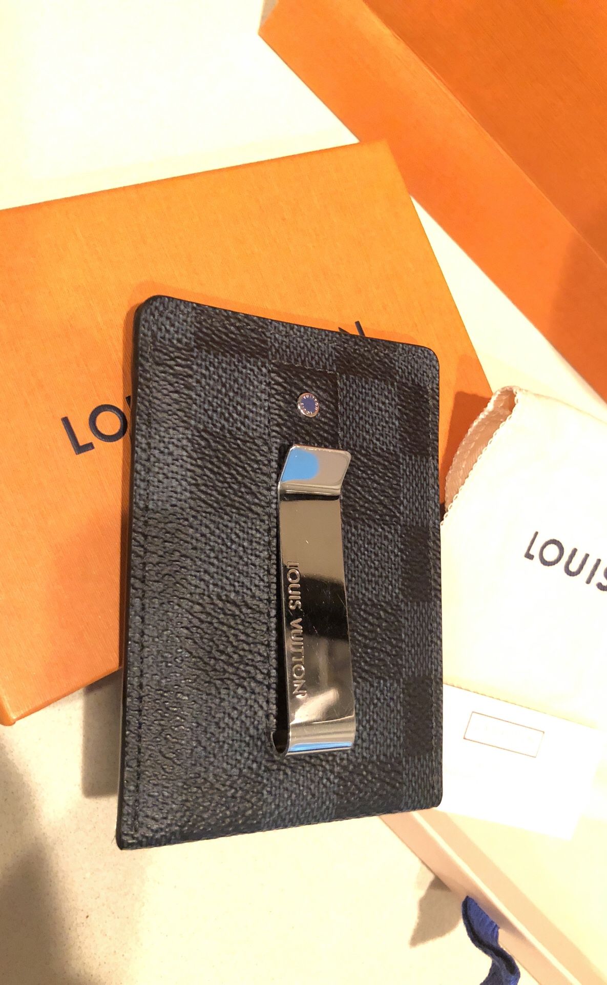 Louis Vuitton mens wallet with money clip for Sale in San Jose, CA