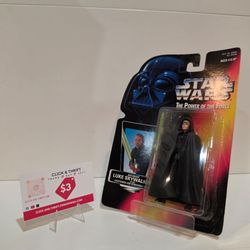 Star Wars Luke Skywalker The Power Of The Force Figurine CIB Kenner