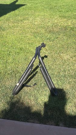 Bike surfboard rack carrier