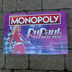 Monopoly RuPaul’s Drag Race Open Box Never Used 