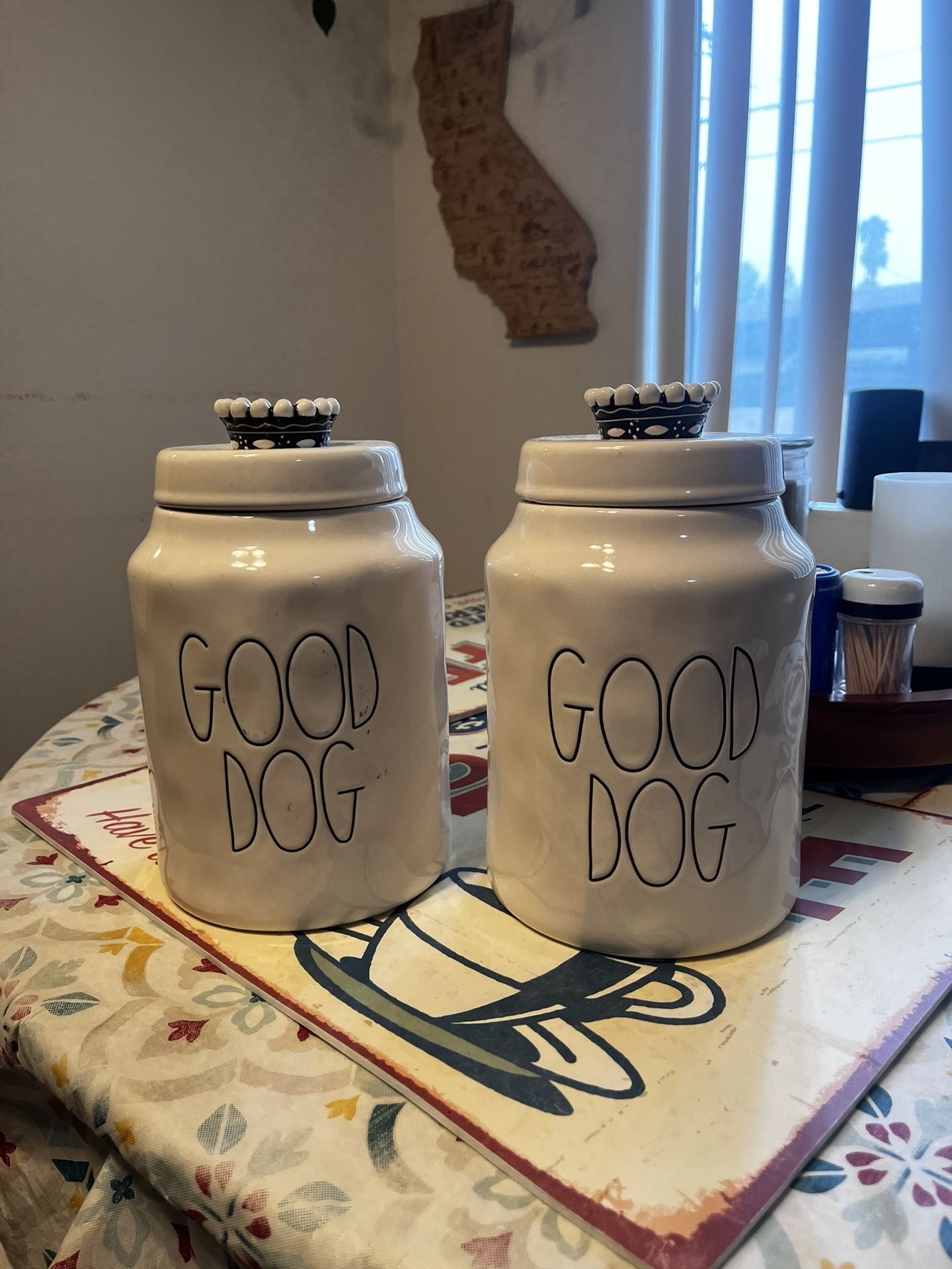 Rae Dunn Dog Canisters