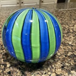 Vintage Paperweight Handblown Art Glass