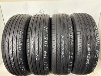 Set 4 tires 215 65 17 michelin primacy as high tread