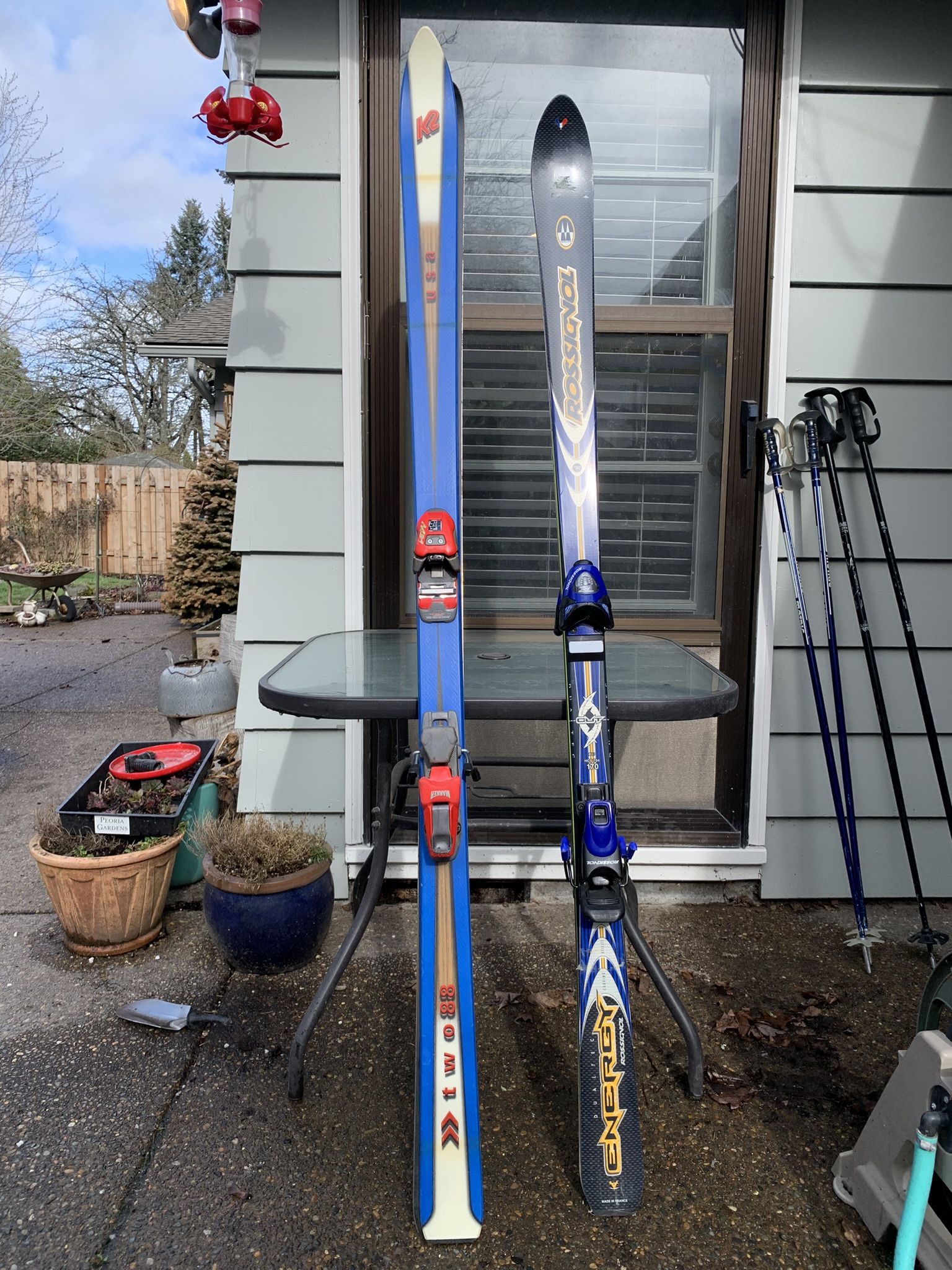 Skis And Ski Poles