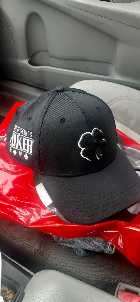 WSOP Black Clover Live Lucky hat new with tags Very Nice & Stylish
