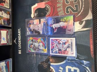 Shohei Ohtani 4 Card lot. Baseball cards. LA Dodgers.
