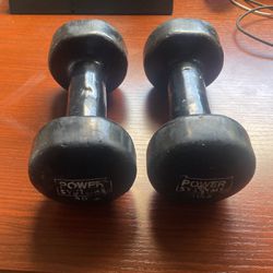 Pair Of 10 Pound Dumbbells 