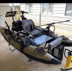 Float tube pontoon
