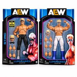 AEW Unmatched Series 11 Sting Luminaries Collection Rare Chase & Standard Figure
