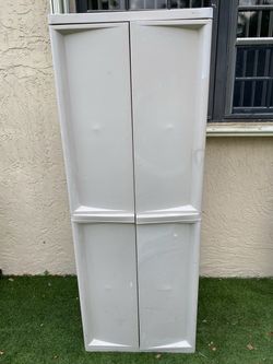 Outdoor Plastic Storage Cabinet - Local Delivery Available for a Fee - See My Other Items