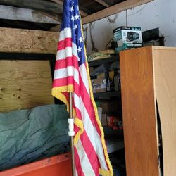 American Flag and stand 