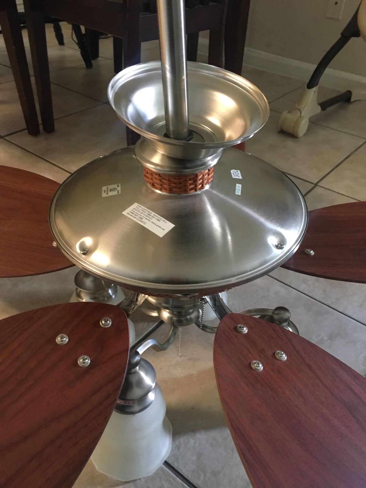 Harbor Breeze fan model YUC52ACF (F1525C) with almost new remote