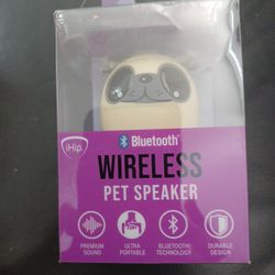 iHip Mini Bluetooth Animal Pet Wireless Speaker Otis The Dog,l. DAMAGED BOX 