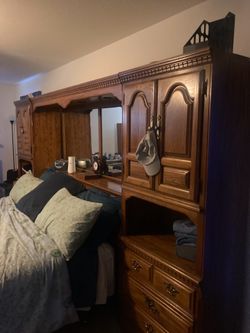 Real Oak Extra Large Bedroom Suite