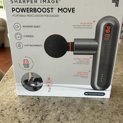 New Portable Massager Sharper Image Power Boost 