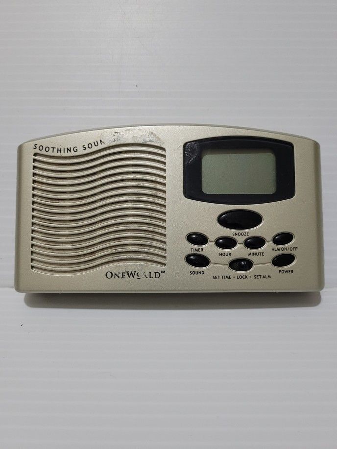 One World Soothing Sounds Portable 4 Sounds Therapy Machine Sound 