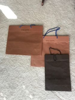 Louis Vuitton paper bags