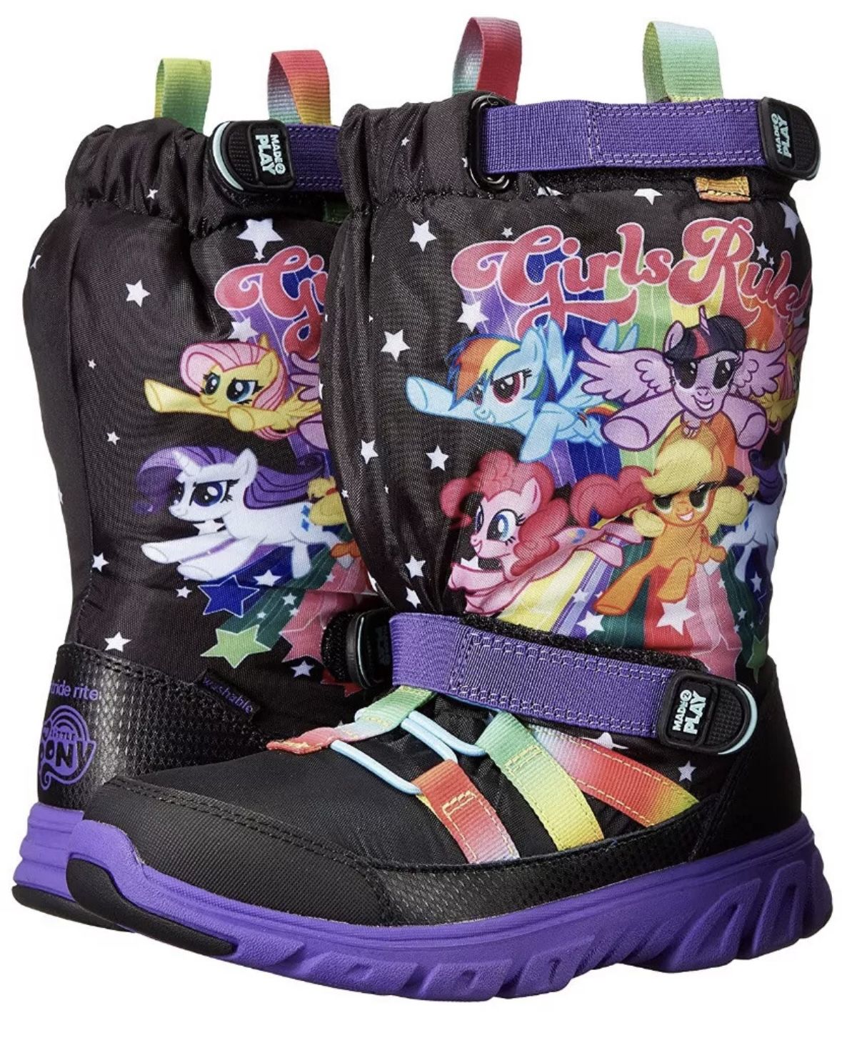 My Little Pony Stride Rite Snow Boots For Toddlers Brand New