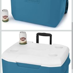 Used 1x. Too Big. Coleman Chiller 9/16/30/48/60qt Cooler with Ice Retention, Leak Resistant, Great for Camping, Concerts, Sports, and More