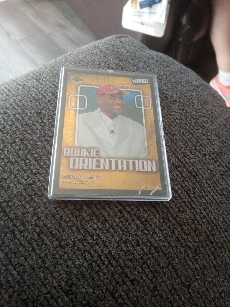 LeBron James Rookie Card Damage On Corner Local Pickup Only