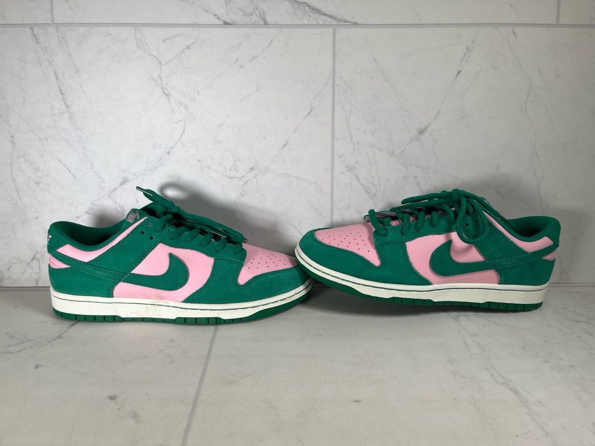 Nike Dunk Low Retro SE “Medium Soft Pink / Malachite” (FZ0549-600) in Men’s Size 10 (A1G010734)