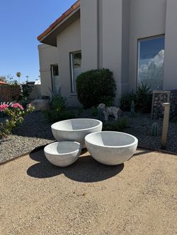 Modern Concrete Planters & bowls