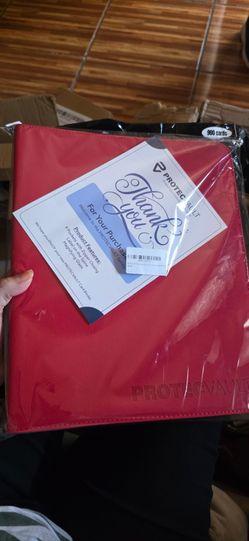 Large trading card binder