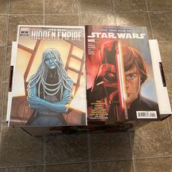 Star wars hidden Empire and Star Wars free comic book day