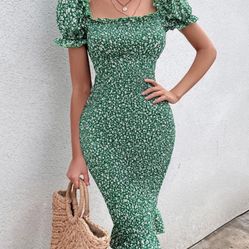 Sheen size medium fitted dress