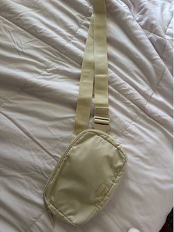 Beige fanny pack