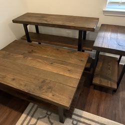 3-Pc Furniture Set (Coffee Table, Console Table, & End Table)