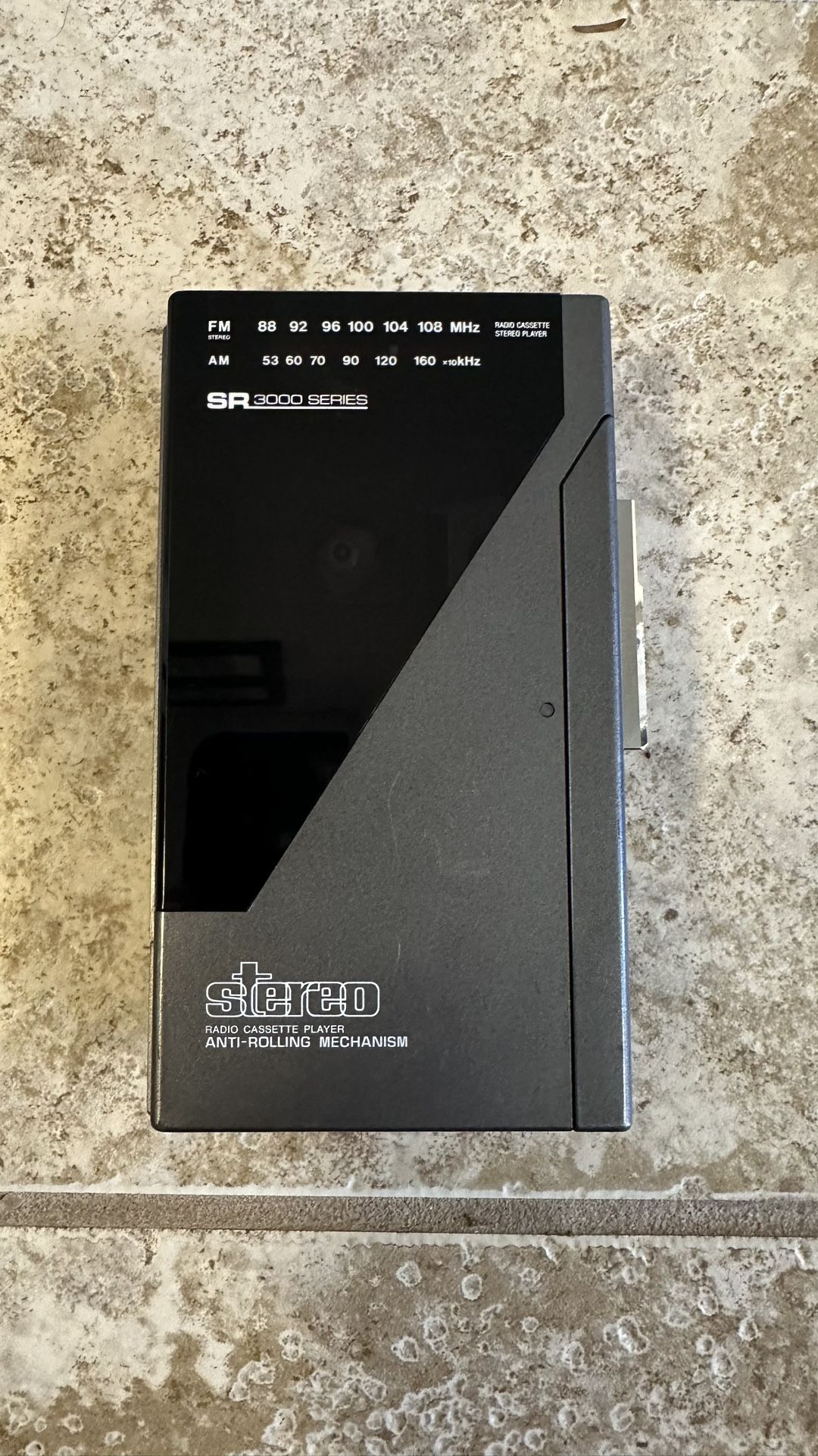 Vintage Sears Portable Cassette Tape Player AM/FM SR3000 Series